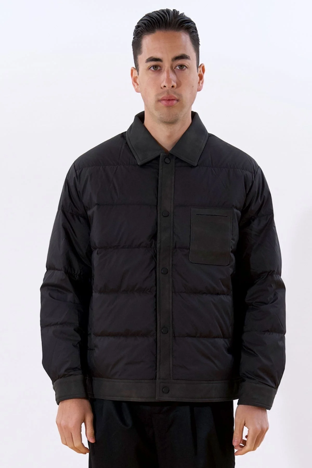 Wyatt lange Jacke - Schwarz