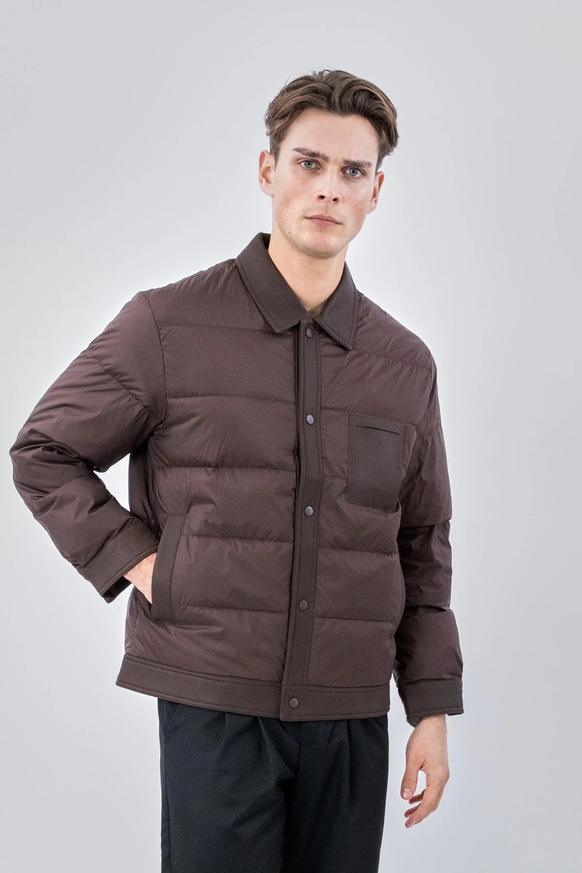 Wyatt Lange Jacke – Braun