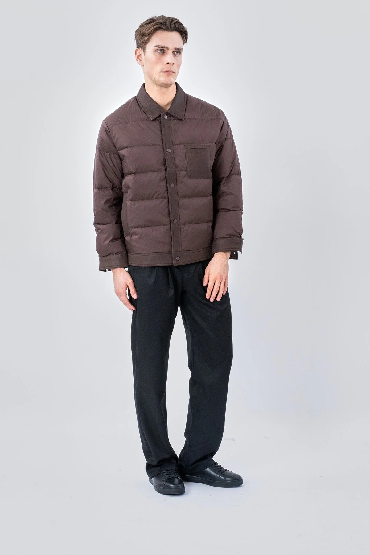 Wyatt Lange Jacke – Braun - Image 5