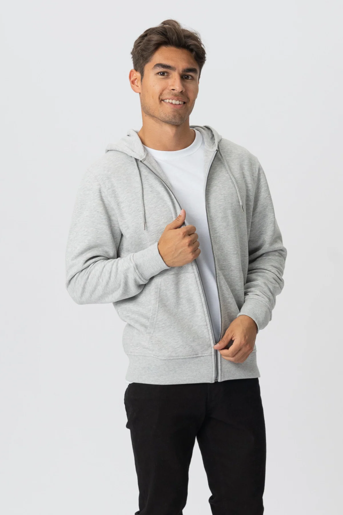 Zip Hoodie - Aschegrau - Image 2