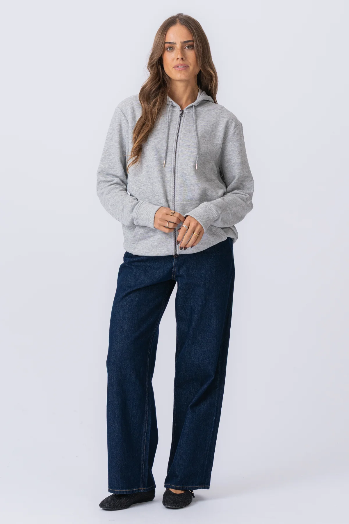 Zip Hoodie - grau - Image 4