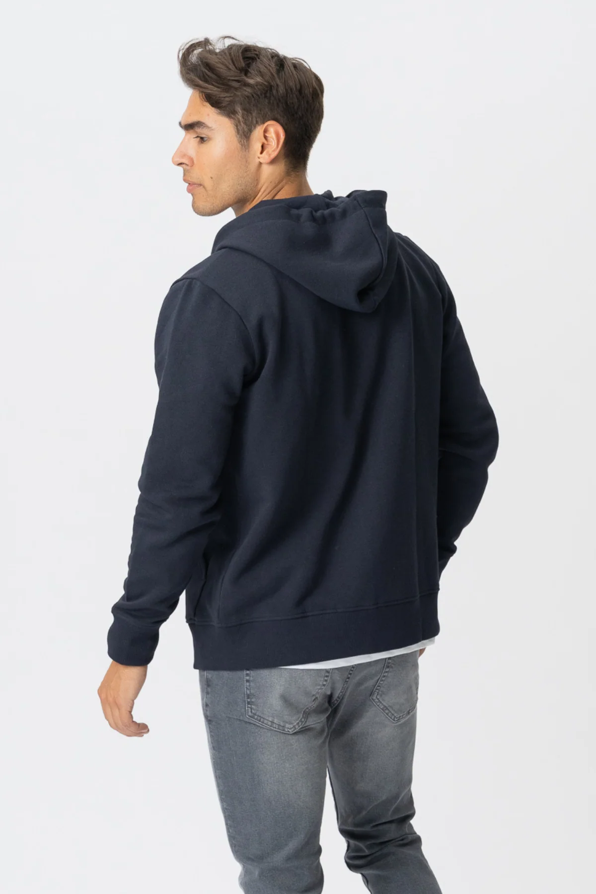 Zip Hoodie - Marineblau - Image 2